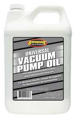 SUPERCOOL 43286 Vacuum Pump Oil,Yellow,1 gal.