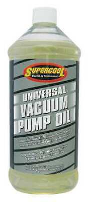 SUPERCOOL 37476 Vacuum Pump Oil,Yellow,1 qt.