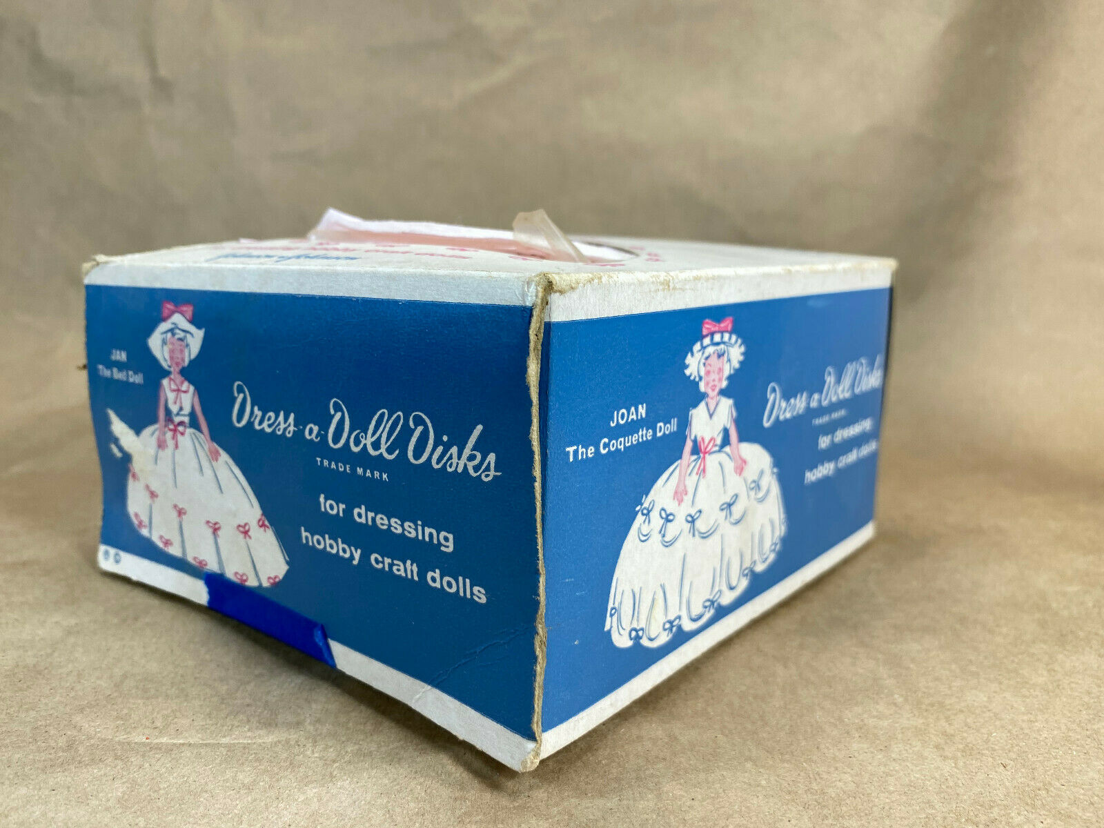 Vintage Johnson & Johnson Dress-a-Doll Disks for dressing hobby craft dolls