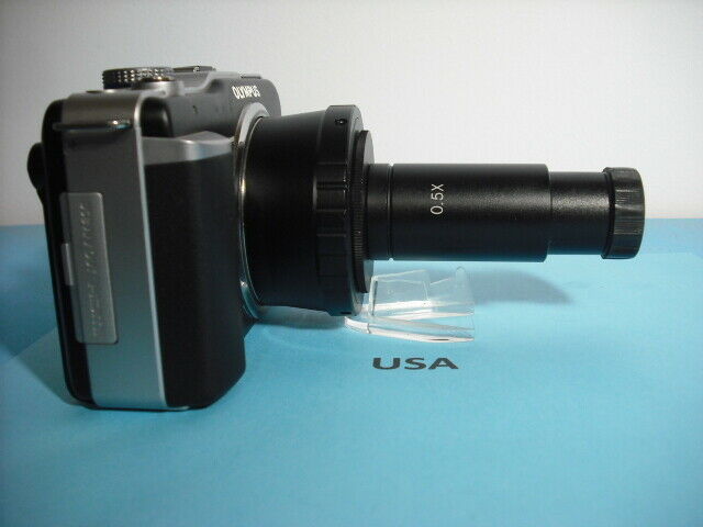 Olympus PEN Micro 4/3 0.5x relay lens ADAPTER to Microscope PL1 PL2 EPL3 EPL123